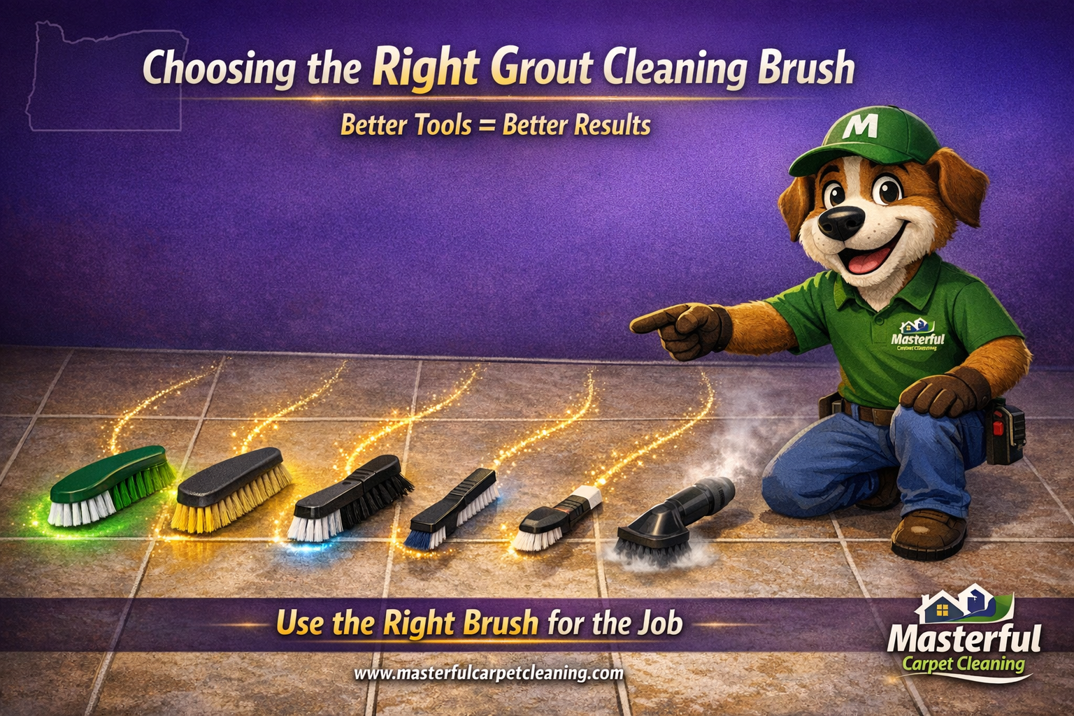 Types of Brushes for Grout Cleaning and When to Use Each One