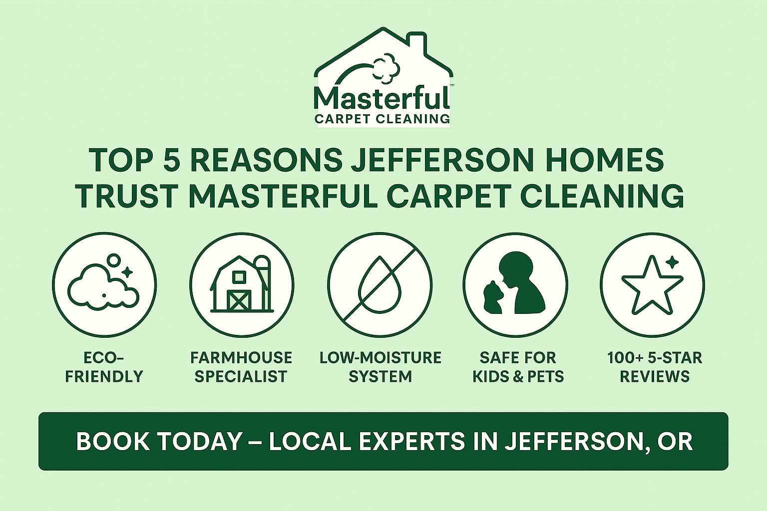 Farmhouse Friendly Carpet Cleaning in Jefferson