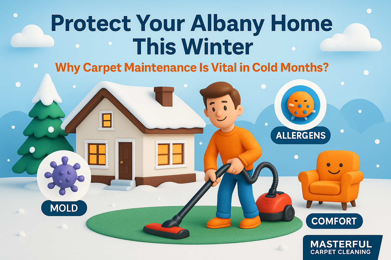 Protect Your Albany Home This Winter: Expert Carpet Cleaning for Mold, Allergens, and Lasting Comfort