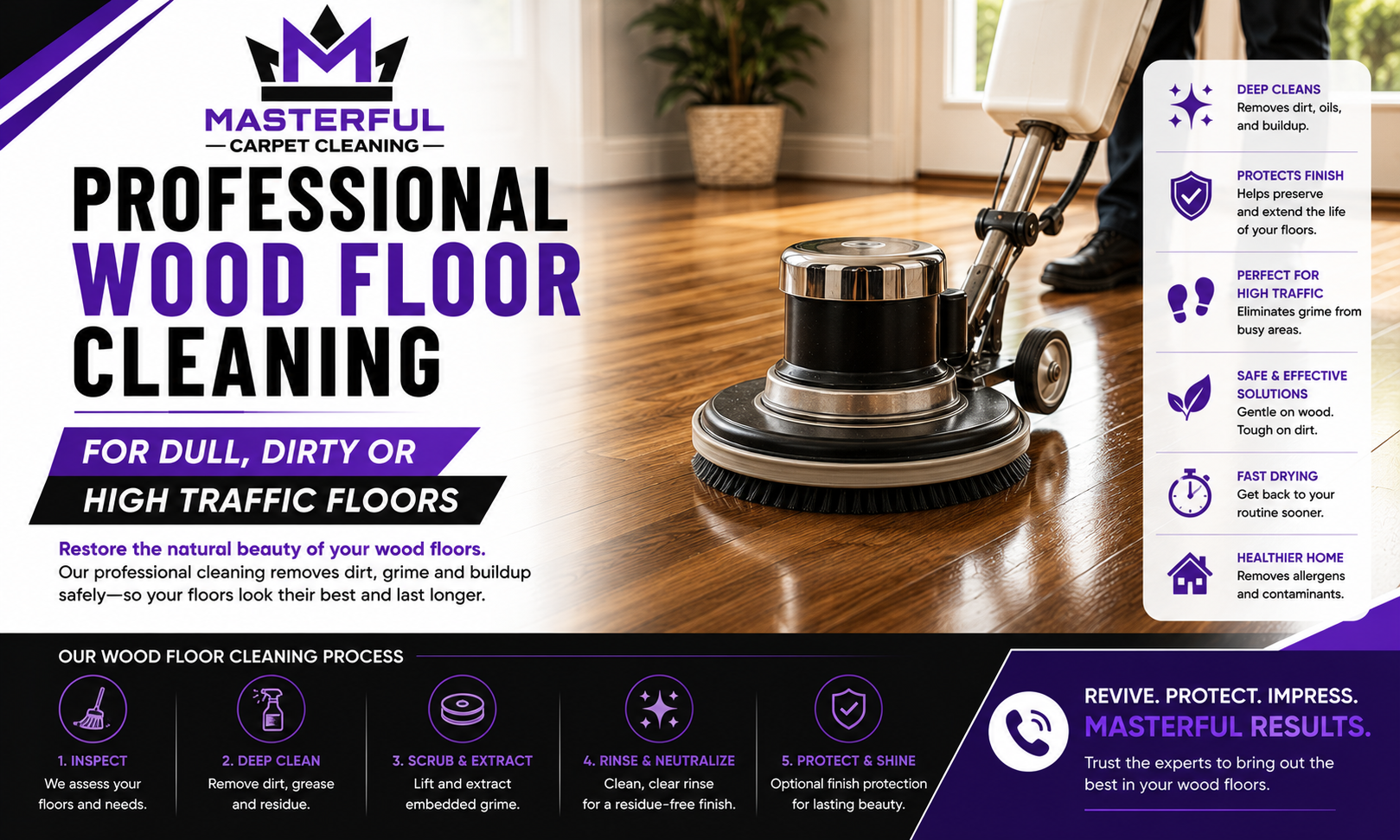 Professional Wood Floor Cleaning Benefits, Risks and Safe Care