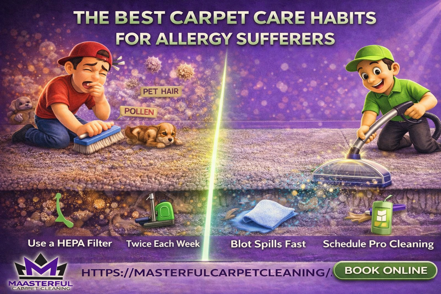 Carpet Care Tips for Allergy Sufferers in Salem What Helps and When to Book Professional Cleaning