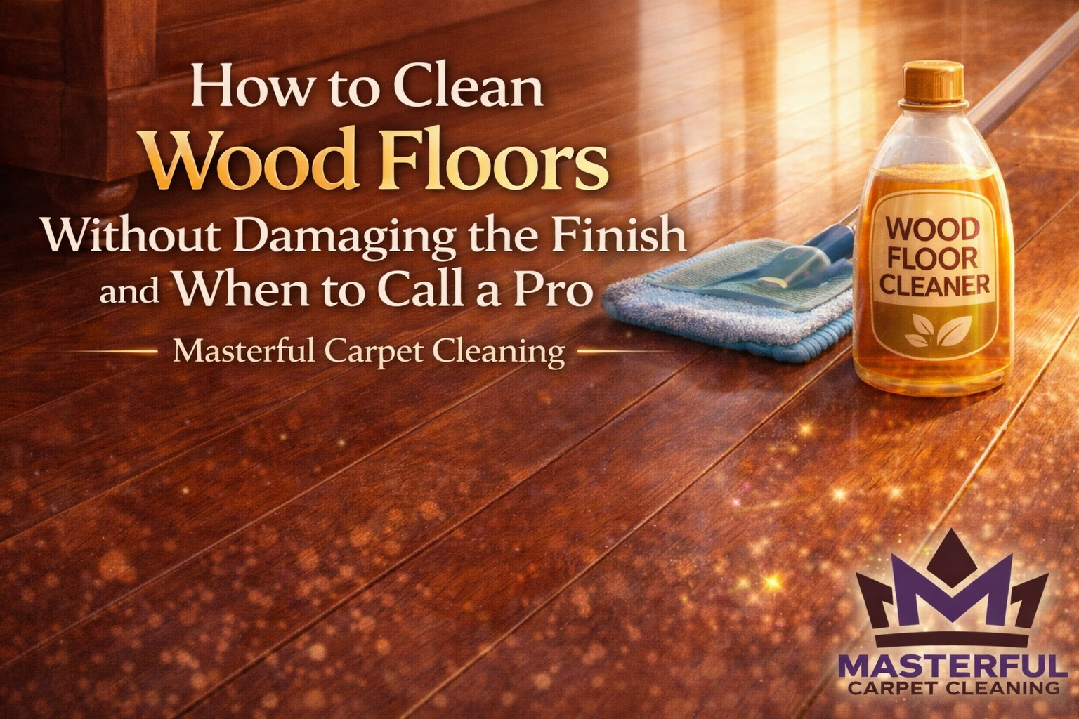 How to Clean Wood Floors Without Damaging the Finish and When to Call a Pro