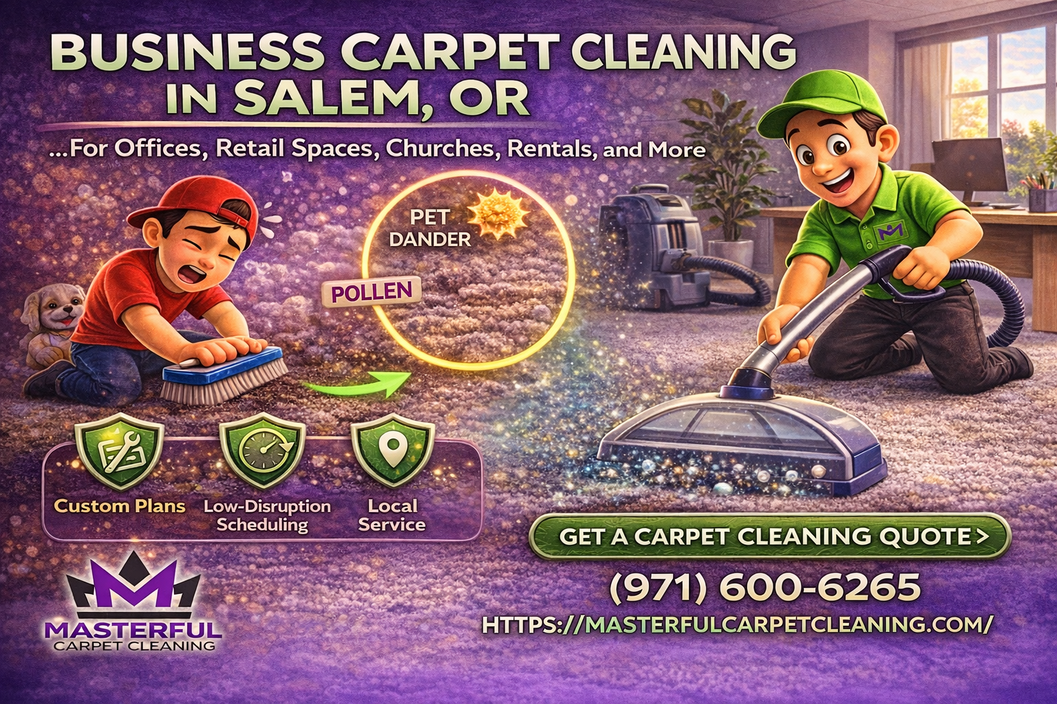 Business Carpet Cleaning in Salem, OR What Local Workplaces Need
