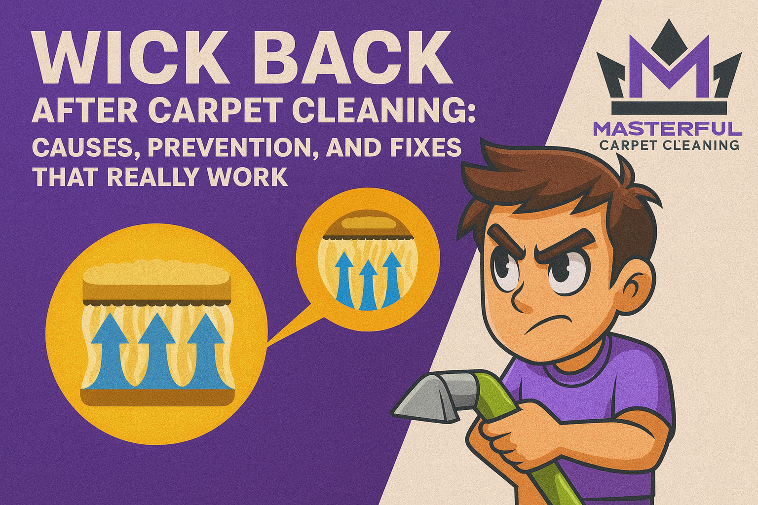 Wick Back After Carpet Cleaning: Causes, Prevention, and Fixes That Really Work