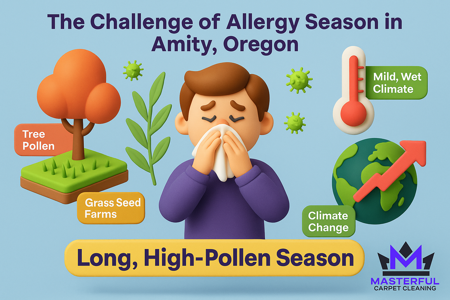 The Challenge of Allergy Season in Amity, Oregon