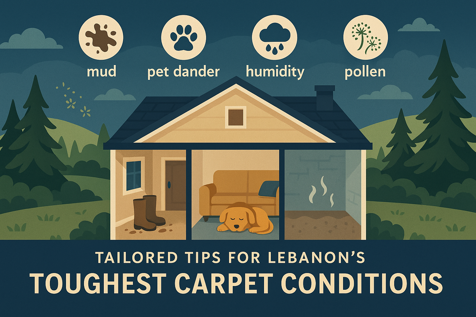 Top 5 Carpet Maintenance Tips for Lebanon’s Rural Homes