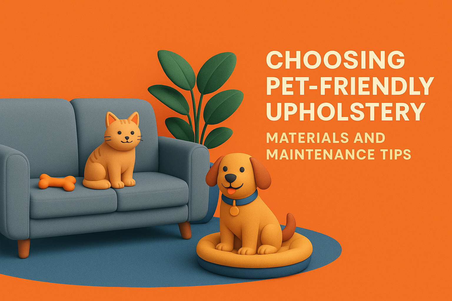 Choosing Pet-Friendly Upholstery: Materials and Maintenance Tips