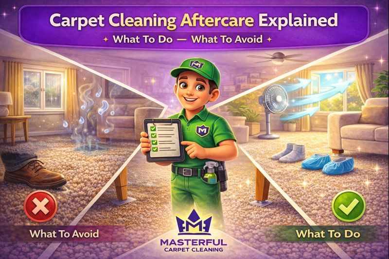 Carpet Cleaning Aftercare - What to Do After Professional Cleaning (Do This, Avoid That)