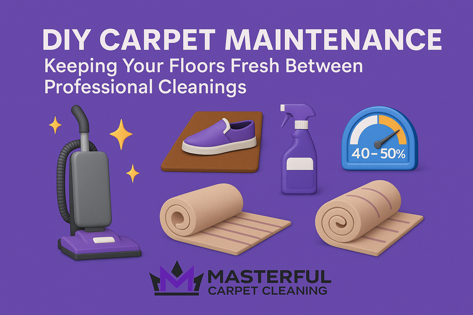 DIY Carpet Maintenance - Keeping Your Floors Fresh Between Professional Cleanings