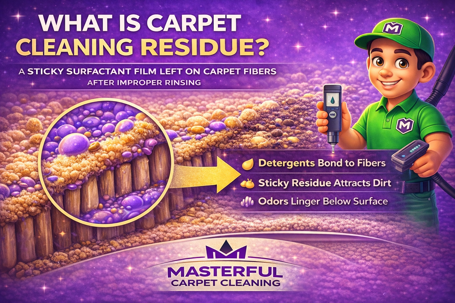 Residue in Carpets - What It Is, Why It Happens, and How It Ruins Results