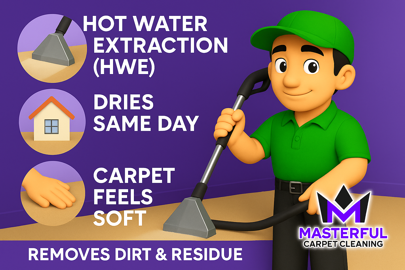 Hot Water Extraction Carpet Cleaning: Process & Results