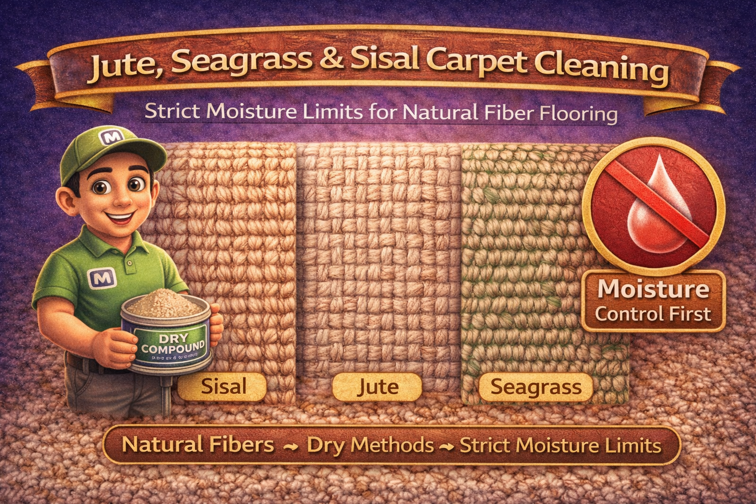 Jute, Seagrass & Sisal Carpet Cleaning
