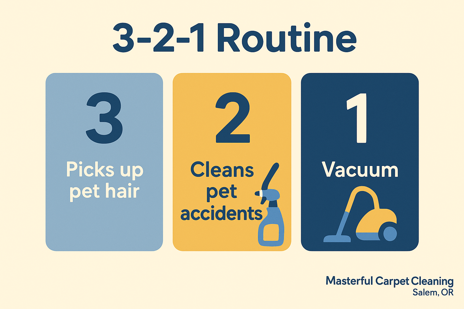 The Oregon “3-2-1” routine for pet owners
