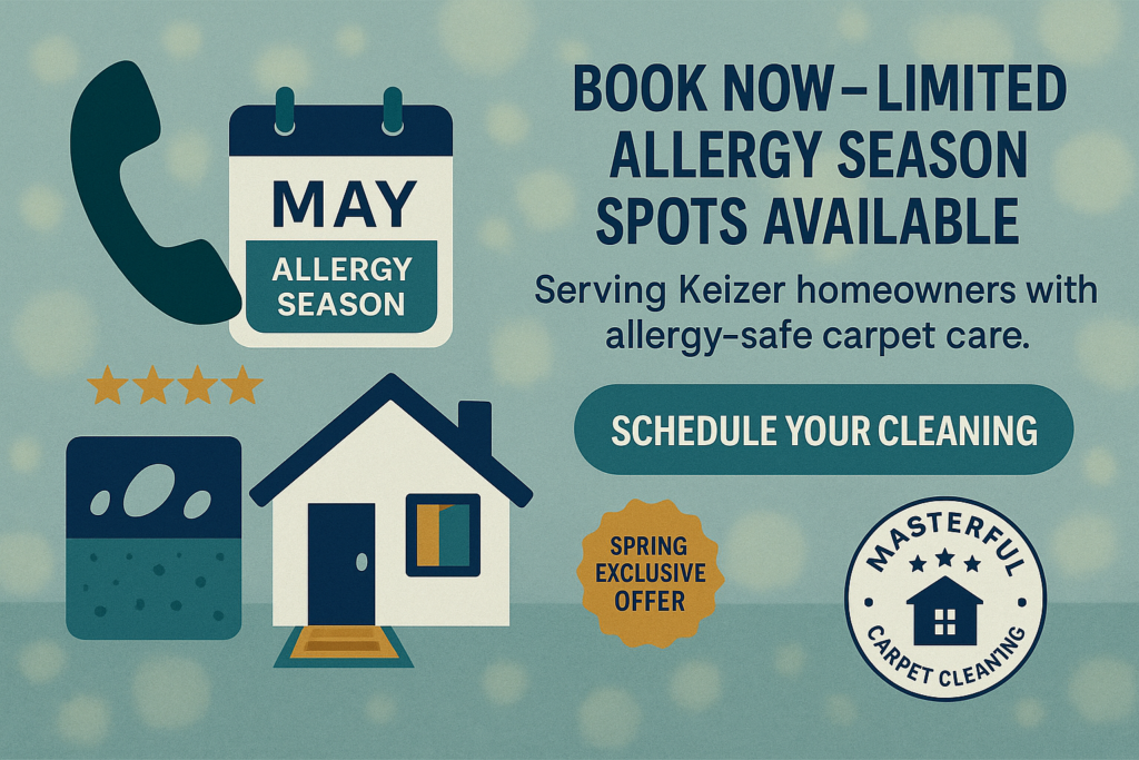 Book Your Spring Carpet Cleaning with Keizer’s Local Experts