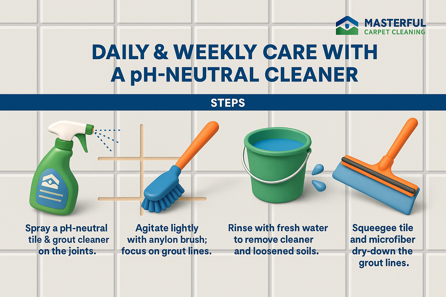 Daily & Weekly Care with a pH-Neutral Cleaner