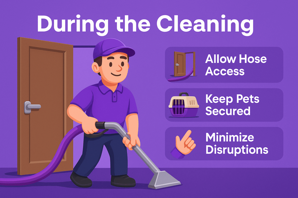 During the Cleaning