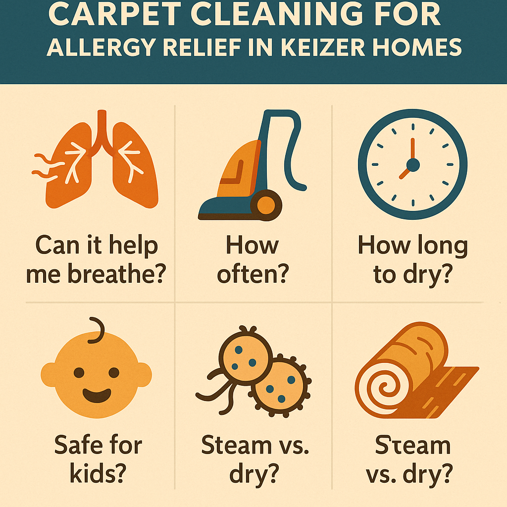 Carpet Cleaning for Allergy Relief in Keizer Homes