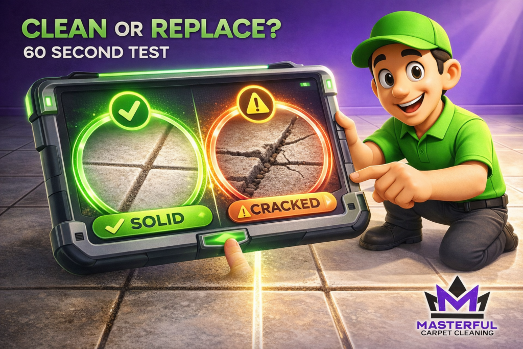 Clean or Replace A 60 Second Grout Test