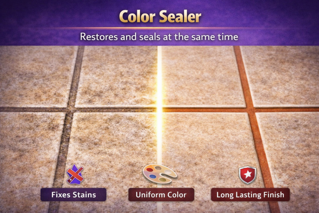 Color Sealer (Grout Colorant + Seals)