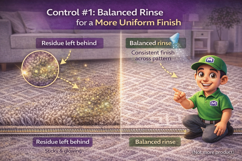 Control #1 Balanced Rinse for a More Uniform Finish