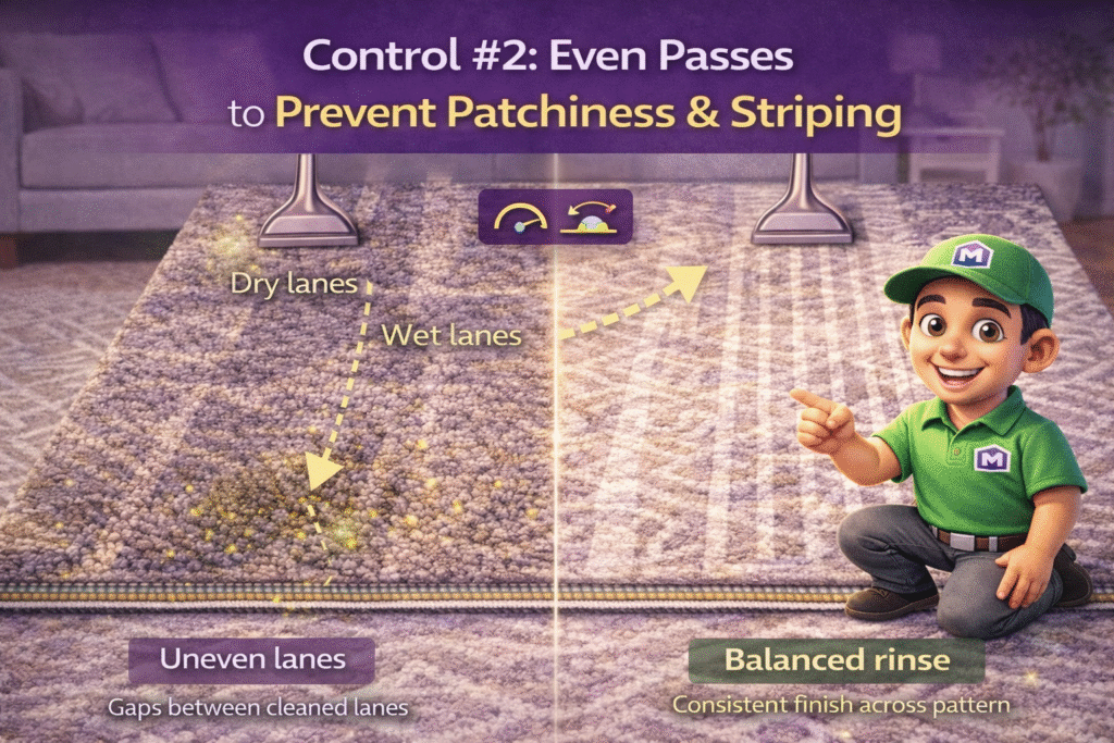 Control #2 Even Passes to Prevent Patchiness & Striping