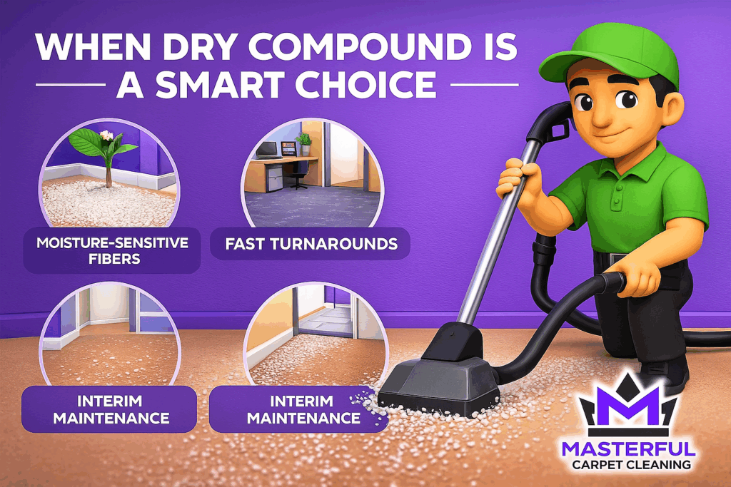 When dry compound is a smart choice