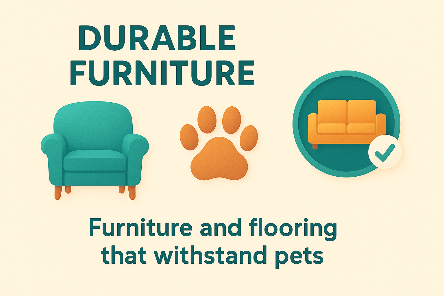 Furniture & fabrics that survive claws, fur, and spills