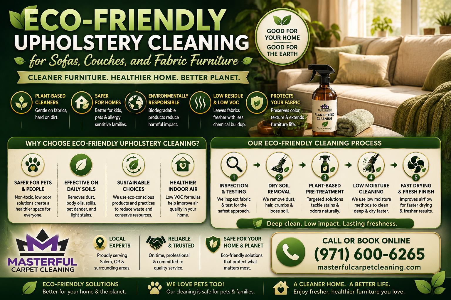 Eco-Friendly Upholstery Cleaning Safer Sofa and Fabric Care