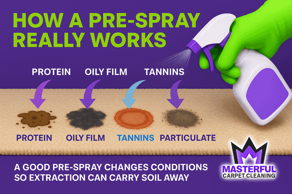 How a pre-spray really works