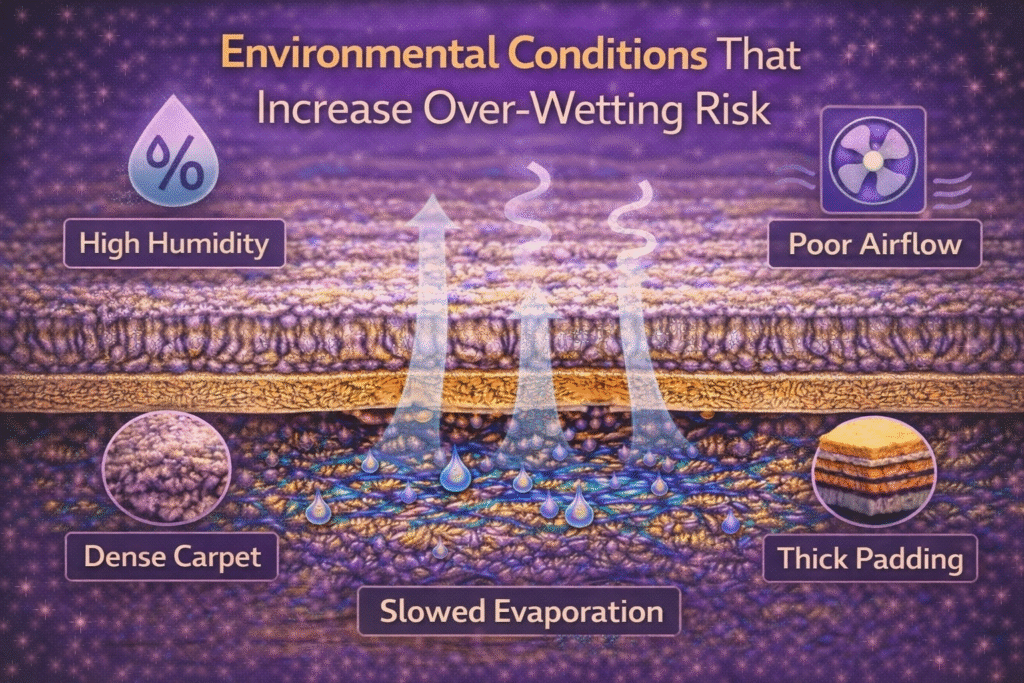 Environmental Factors That Increase Over Wetting Risk