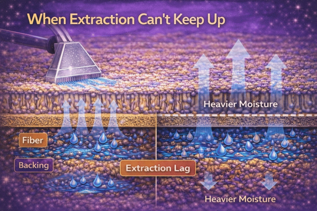 Excess Moisture and Inadequate Extraction