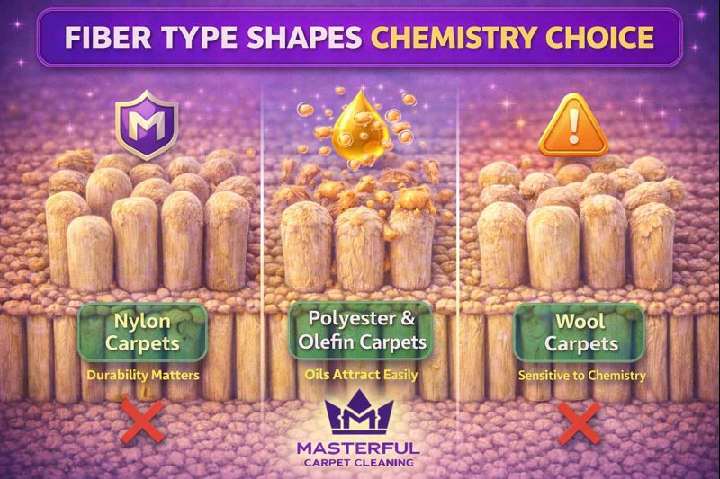How Cleaning Chemistry Interacts With Carpet Fibers