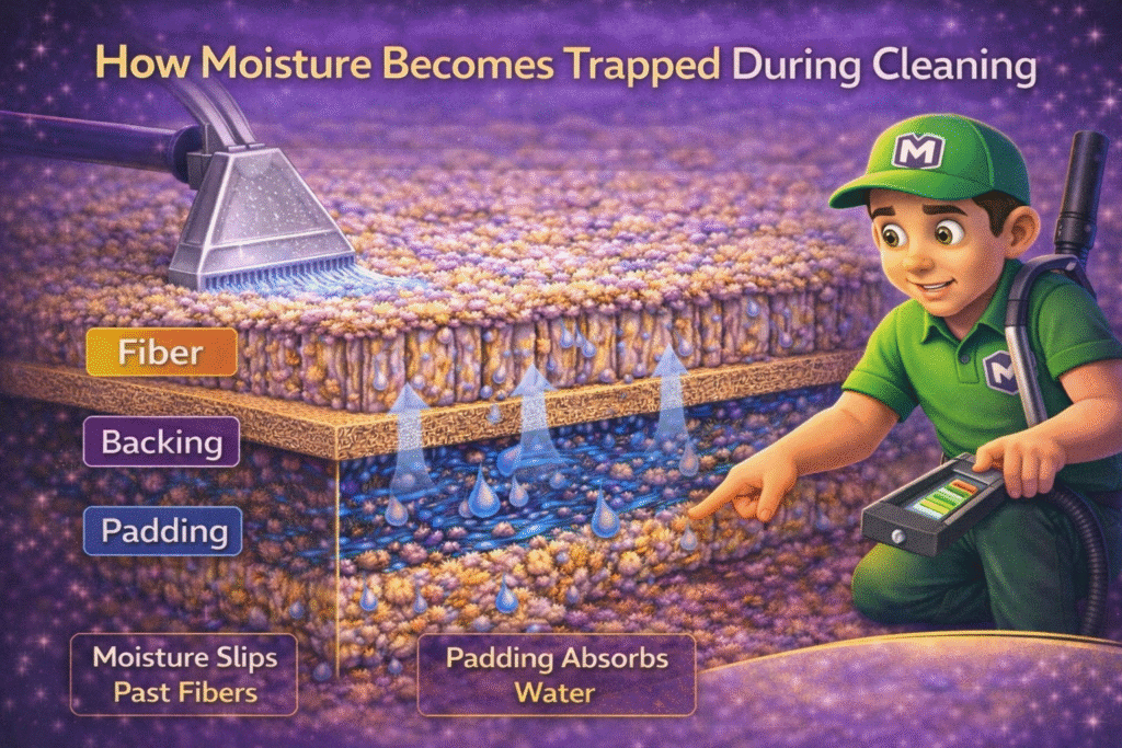 How Over Wetting Happens During and After Cleaning