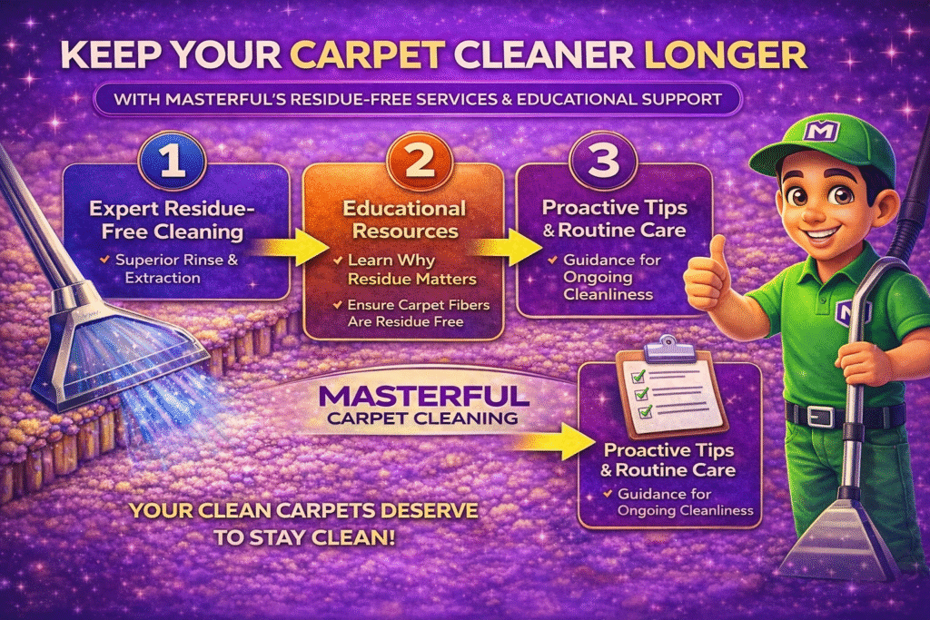 How Professional Standards Prevent Carpet Cleaning Residue