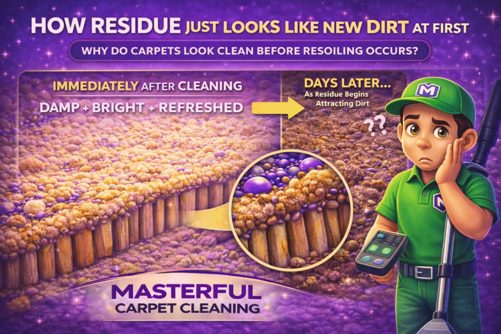 How Residue Changes Carpet Fiber Behavior