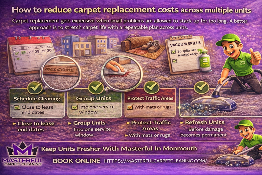 How to reduce carpet replacement costs across multiple units