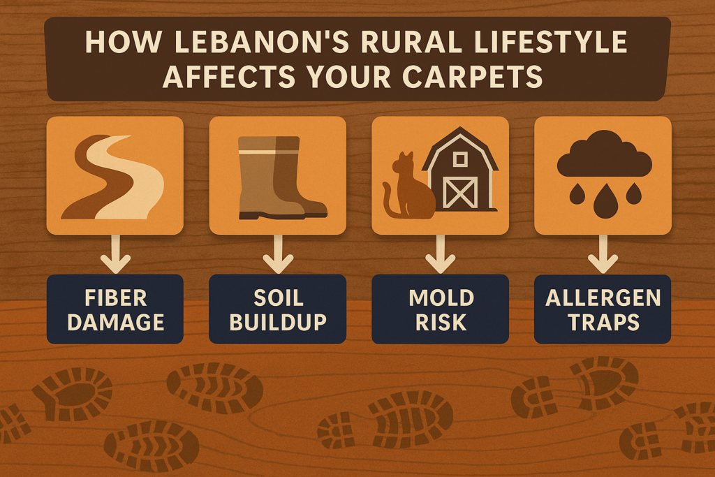 How Lebanon’s Rural Lifestyle Affects Your Carpets