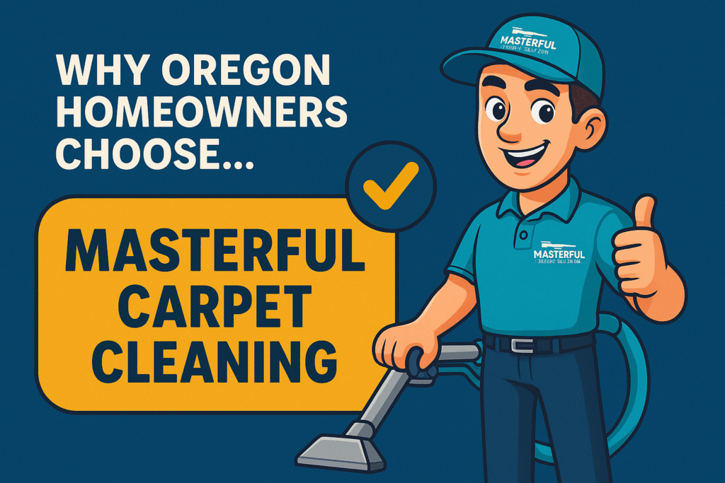 Why Oregon homeowners choose Masterful Carpet Cleaning