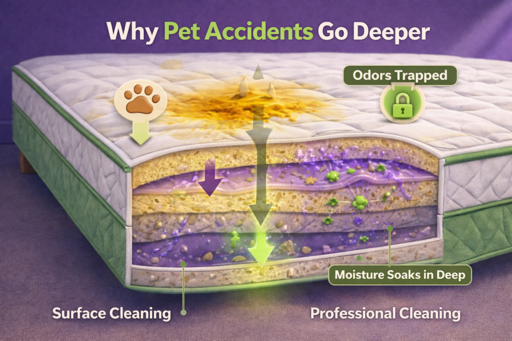 Mattress Cleaning for Pet Accidents and Lingering Odors