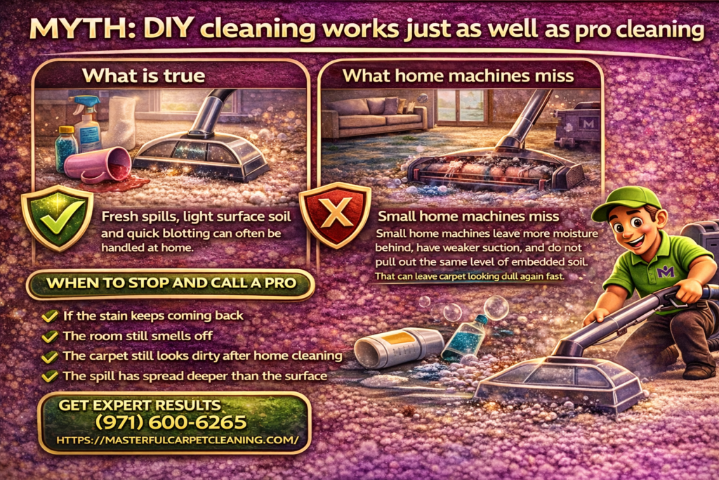 Myth All carpet cleaning products are the same