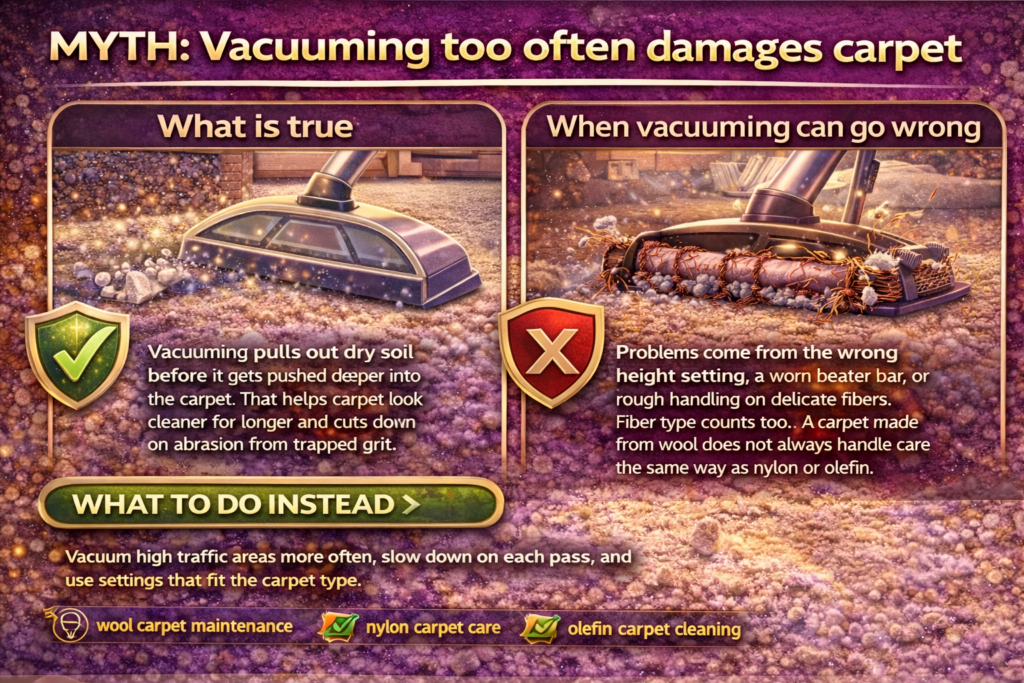 Myth Carpet cleaning causes mold