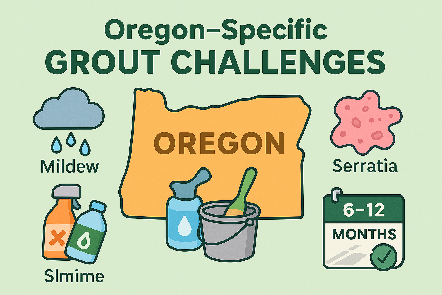 Oregon-Specific Grout Cleaning Challenges