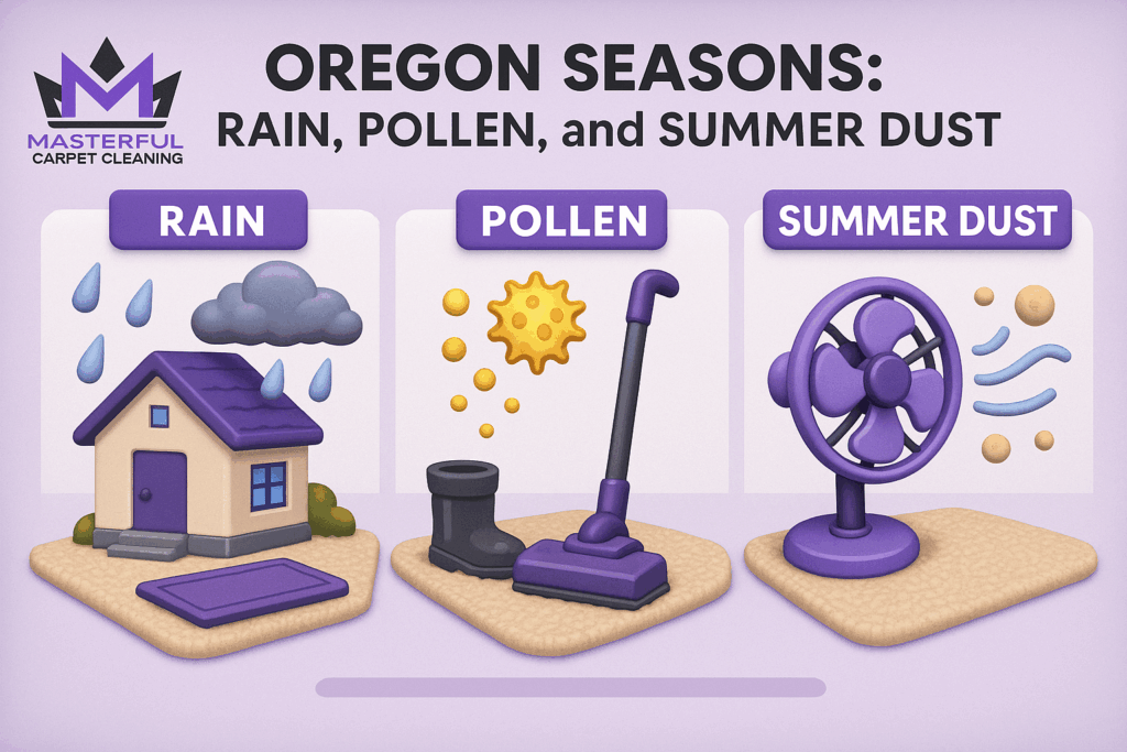 Oregon Seasons: Rain, Pollen, and Summer Dust