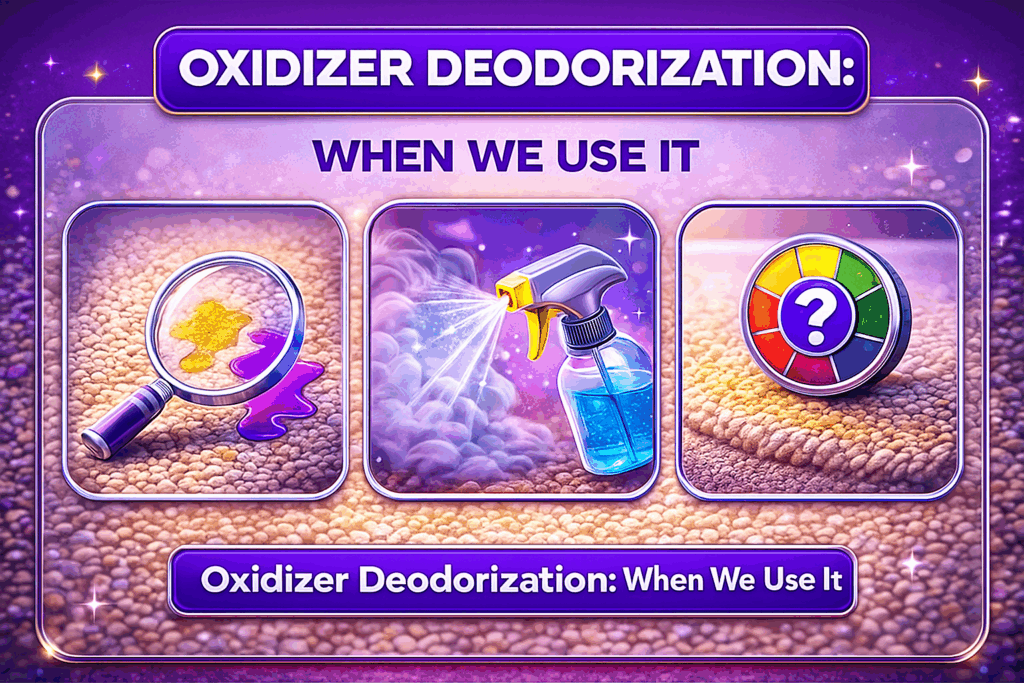 Oxidizer deodorization: when we use it