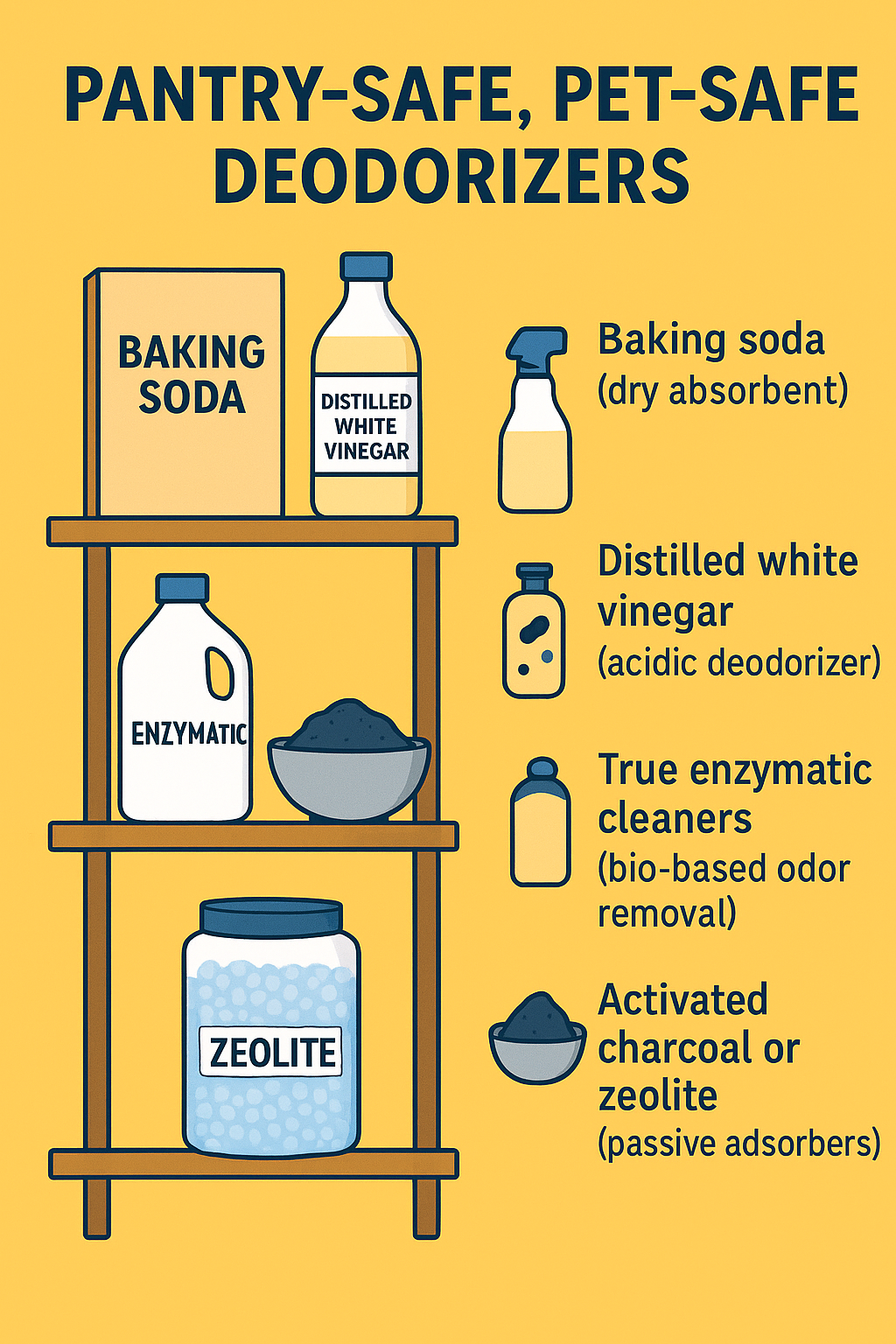 Pantry-safe, pet-safe deodorizers (and how to use them)