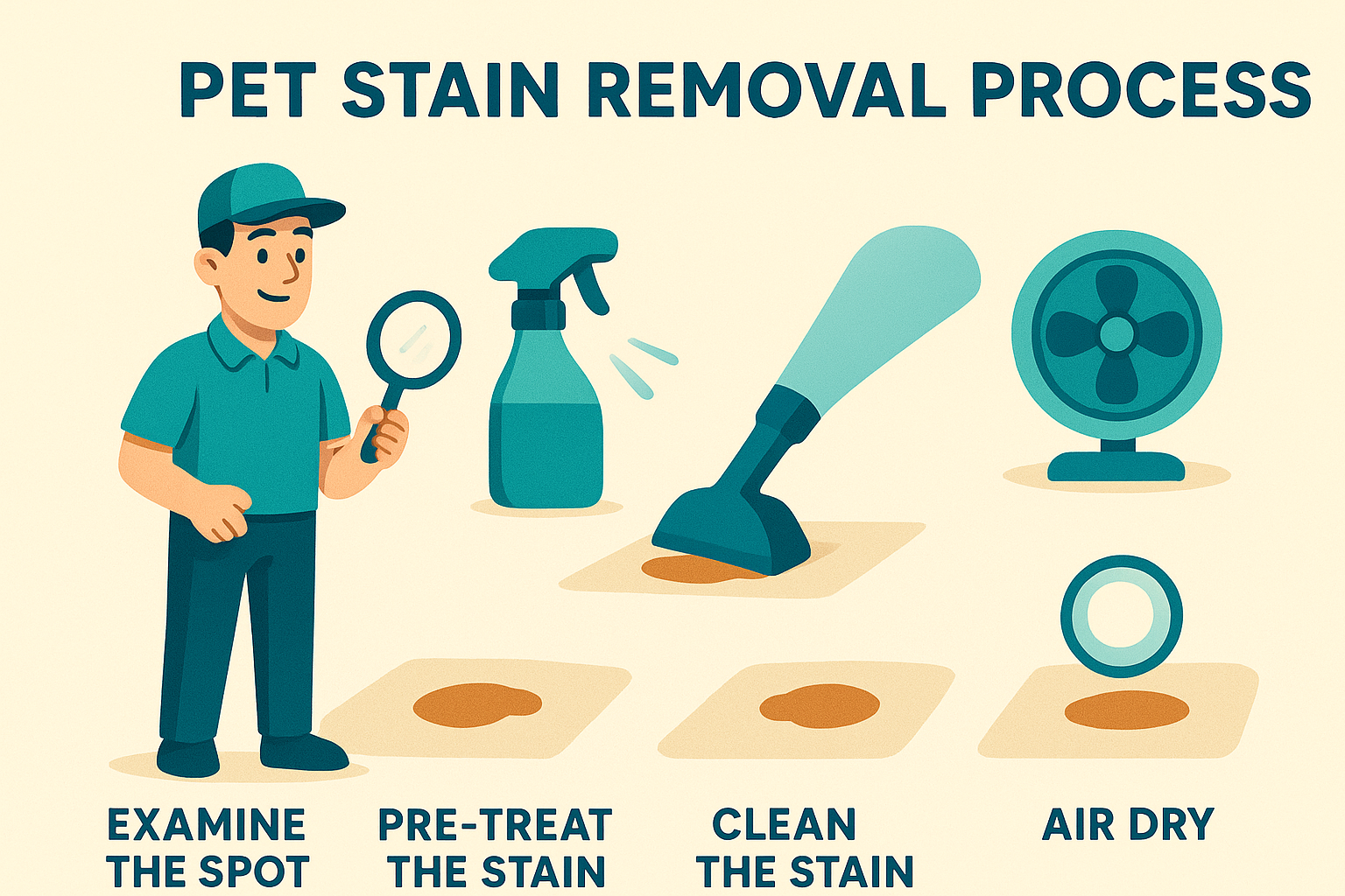 Carpet: a step-by-step, pet-safe deodorizing plan