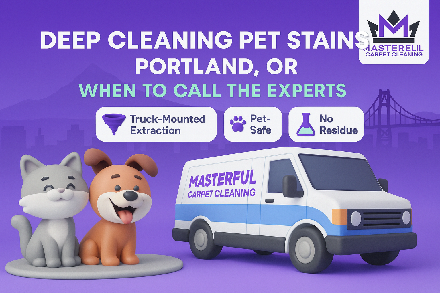 Deep Cleaning Pet Stains in Portland, OR - When to Call in the Experts