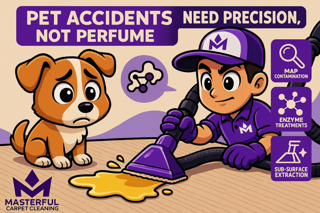 Pet accidents need precision, not perfume
