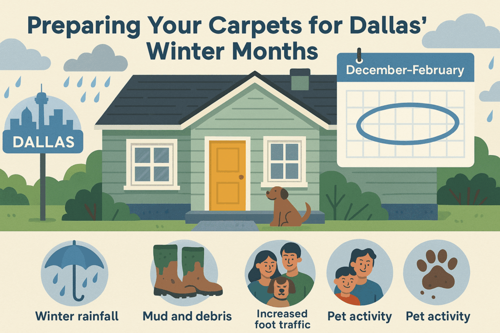 Why Dallas Carpets Need Special Winter Prep