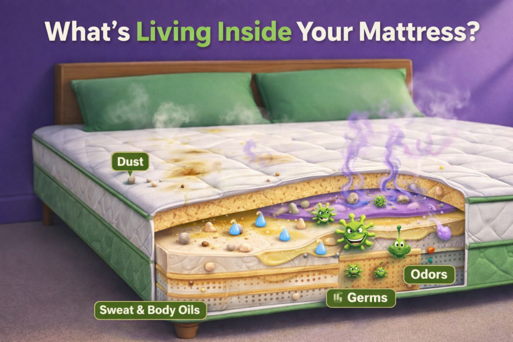 Professional Mattress Cleaning for Stains, Odors, and Everyday Buildup